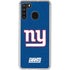 NFL New York Giants Distressed Galaxy A21 Clear Case