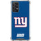 NFL New York Giants Distressed Galaxy A72 5G Clear Case