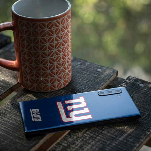 NFL New York Giants Distressed Galaxy Note 10 Skin