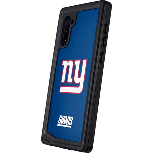 NFL New York Giants Distressed Galaxy Note 10 Waterproof Case
