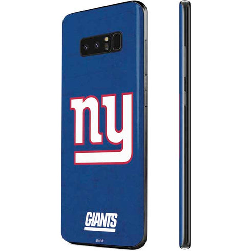 NFL New York Giants Distressed Galaxy Note 8 Skin
