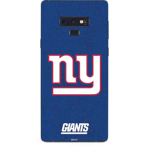 NFL New York Giants Distressed Galaxy Note 9 Skin