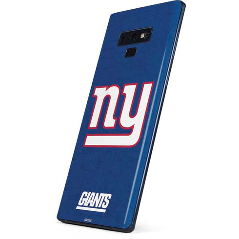 NFL New York Giants Distressed Galaxy Note 9 Skin