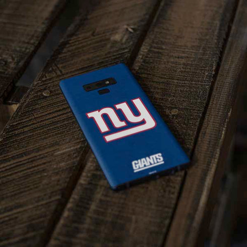 NFL New York Giants Distressed Galaxy Note 9 Skin