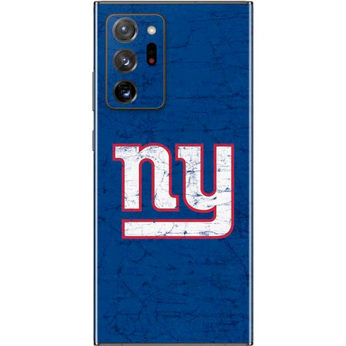 NFL New York Giants Distressed Galaxy Note20 Ultra 5G Skin