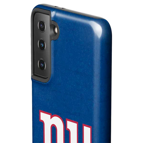 NFL New York Giants Distressed Galaxy S21 FE Pro Case