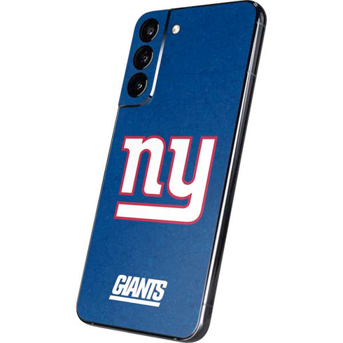 NFL New York Giants Distressed Galaxy S22 Plus Skin