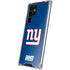 NFL New York Giants Distressed Galaxy S22 Ultra Clear Case