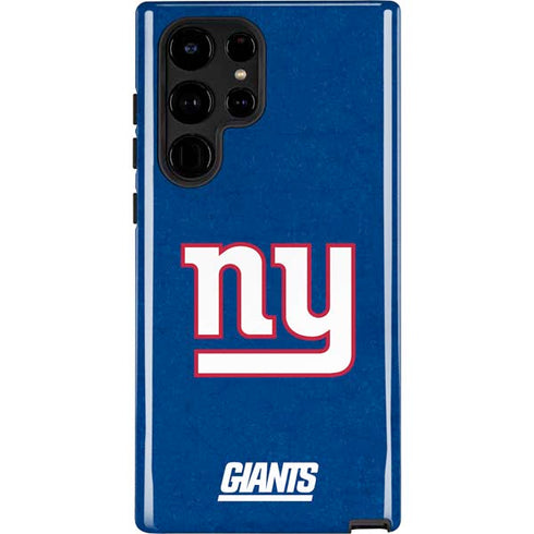 NFL New York Giants Distressed Galaxy S22 Ultra Pro Case