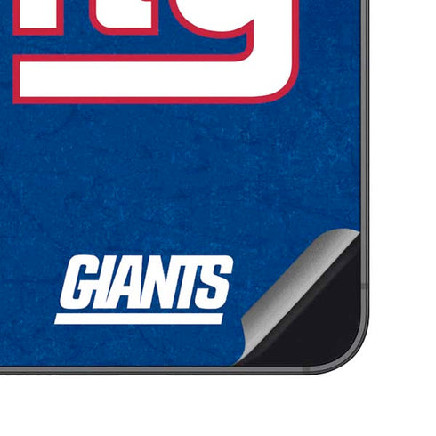 NFL New York Giants Distressed Galaxy S23 FE Skin