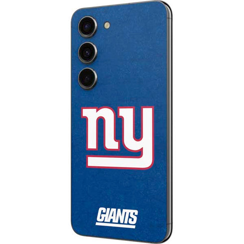 NFL New York Giants Distressed Galaxy S23 Skin
