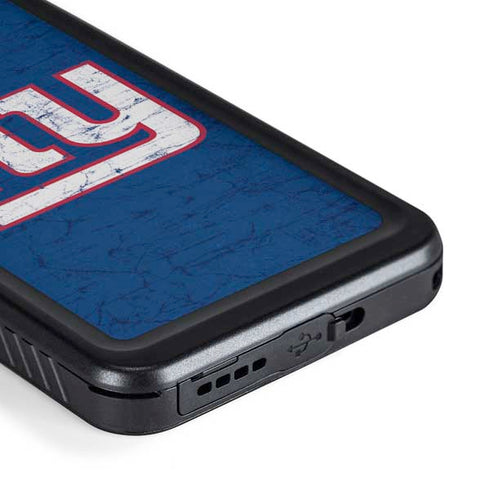 NFL New York Giants Distressed Galaxy S23 Waterproof Case