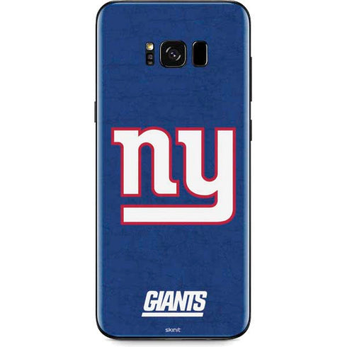 NFL New York Giants Distressed Galaxy S8 Plus Skin