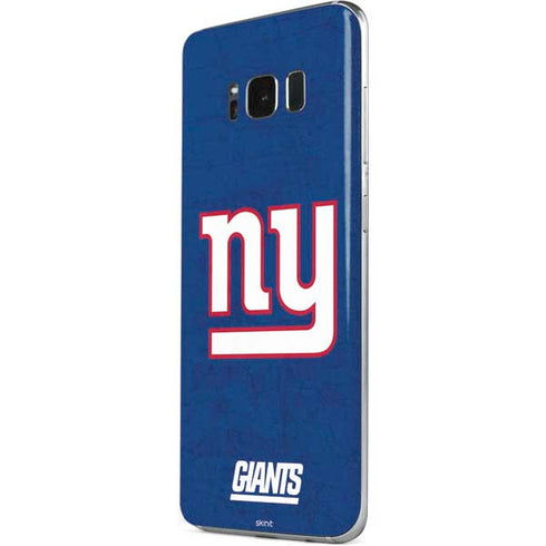 NFL New York Giants Distressed Galaxy S8 Skin
