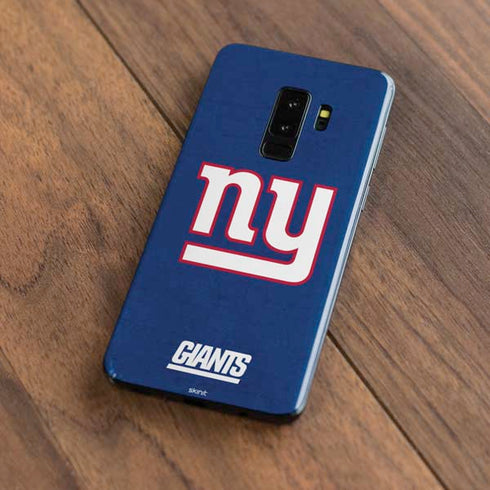 NFL New York Giants Distressed Galaxy S9 Plus Skin
