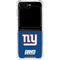 NFL New York Giants Distressed Galaxy Z Flip5 5G Clear Case