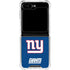 NFL New York Giants Distressed Galaxy Z Flip5 5G Clear Case