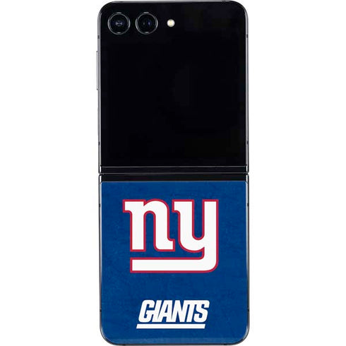 NFL New York Giants Distressed Galaxy Z Flip5 5G Skin