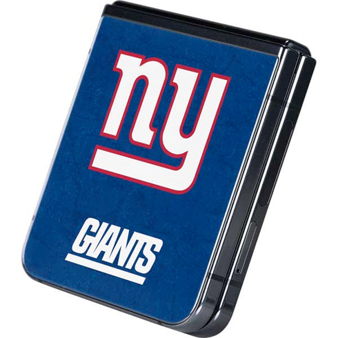 NFL New York Giants Distressed Galaxy Z Flip5 5G Skin
