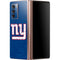 NFL New York Giants Distressed Galaxy Z Fold2 5G Skin
