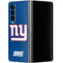 NFL New York Giants Distressed Galaxy Z Fold4 5G Skin
