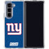 NFL New York Giants Distressed Galaxy Z Fold5 5G Clear Case