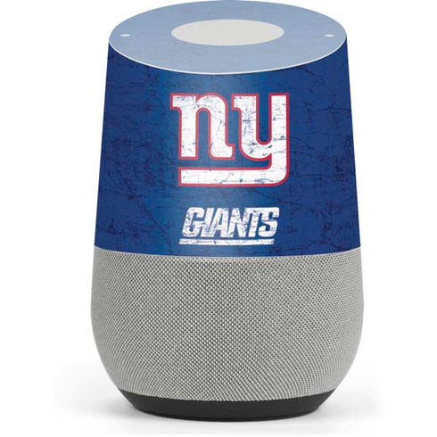 NFL New York Giants Distressed Google Home Skin