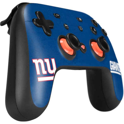 NFL New York Giants Distressed Google Stadia Controller Skin