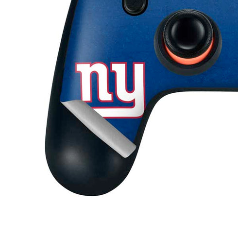NFL New York Giants Distressed Google Stadia Controller Skin