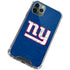 NFL New York Giants Distressed iPhone 11 Pro Max Clear Case