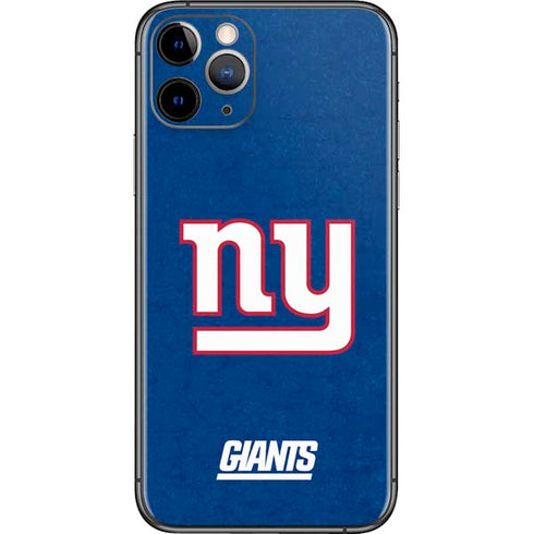 NFL New York Giants Distressed iPhone 11 Pro Skin