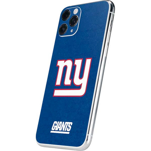 NFL New York Giants Distressed iPhone 11 Pro Skin