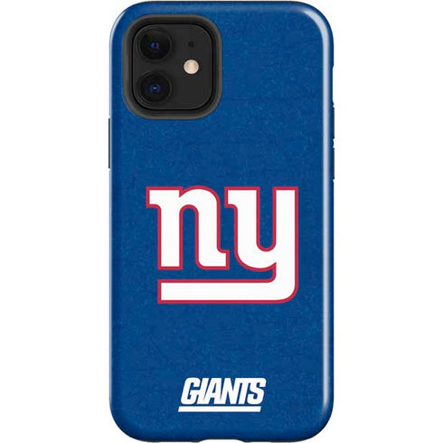 NFL New York Giants Distressed iPhone 12 Impact Case