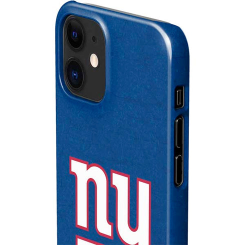 NFL New York Giants Distressed iPhone 12 Mini Lite Case