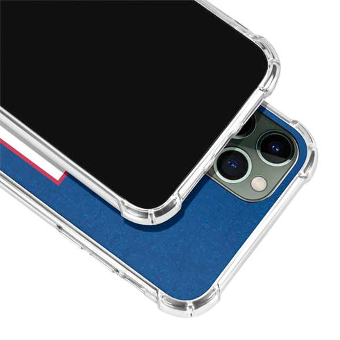 NFL New York Giants Distressed iPhone 12 Pro Clear Case