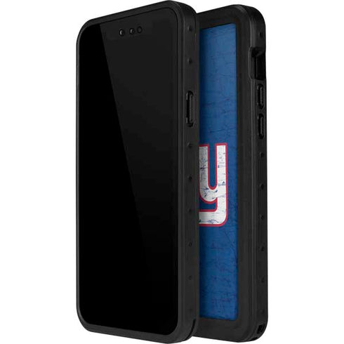 NFL New York Giants Distressed iPhone 12 Pro Waterproof Case