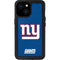 NFL New York Giants Distressed iPhone 13 Mini Waterproof Case