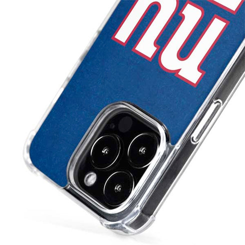 NFL New York Giants Distressed iPhone 13 Pro Max MagSafe Case