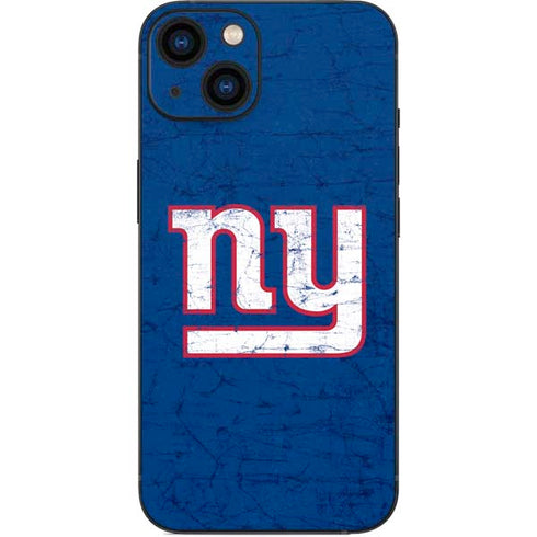 NFL New York Giants Distressed iPhone 13 Skin