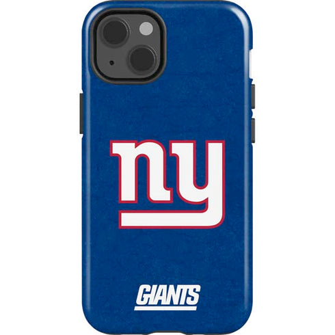 NFL New York Giants Distressed iPhone 15 Impact Case