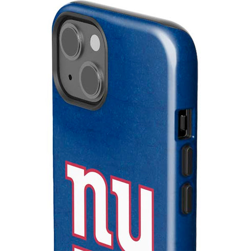 NFL New York Giants Distressed iPhone 15 Impact Case