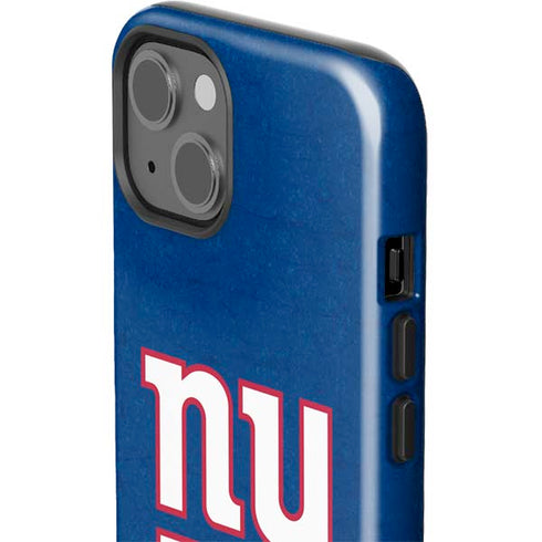 NFL New York Giants Distressed iPhone 15 Plus Impact Case