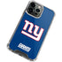 NFL New York Giants Distressed iPhone 15 Pro Clear Case