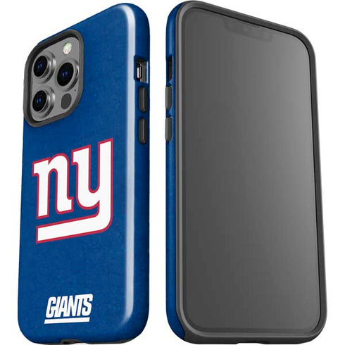 NFL New York Giants Distressed iPhone 15 Pro Impact Case