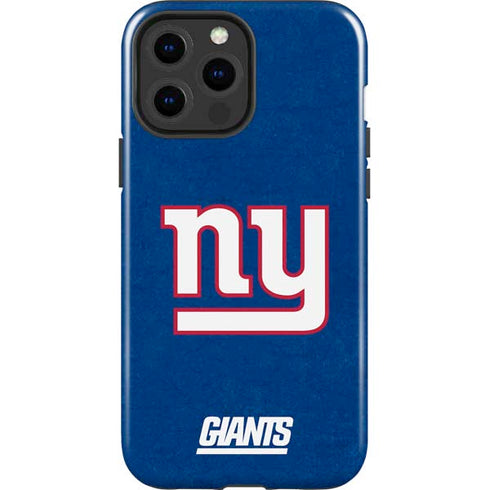 NFL New York Giants Distressed iPhone 15 Pro Max Impact Case