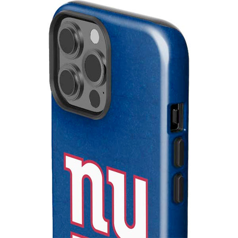 NFL New York Giants Distressed iPhone 15 Pro Max Impact Case