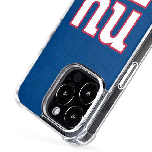 NFL New York Giants Distressed iPhone 14 Pro Max MagSafe Case