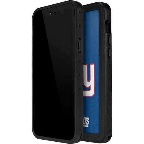 NFL New York Giants Distressed iPhone 14 Pro Max Waterproof Case