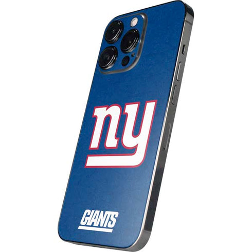 NFL New York Giants Distressed iPhone 14 Pro Skin