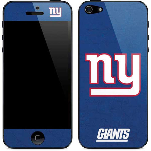 NFL New York Giants Distressed iPhone 5/5s/5SE Skin